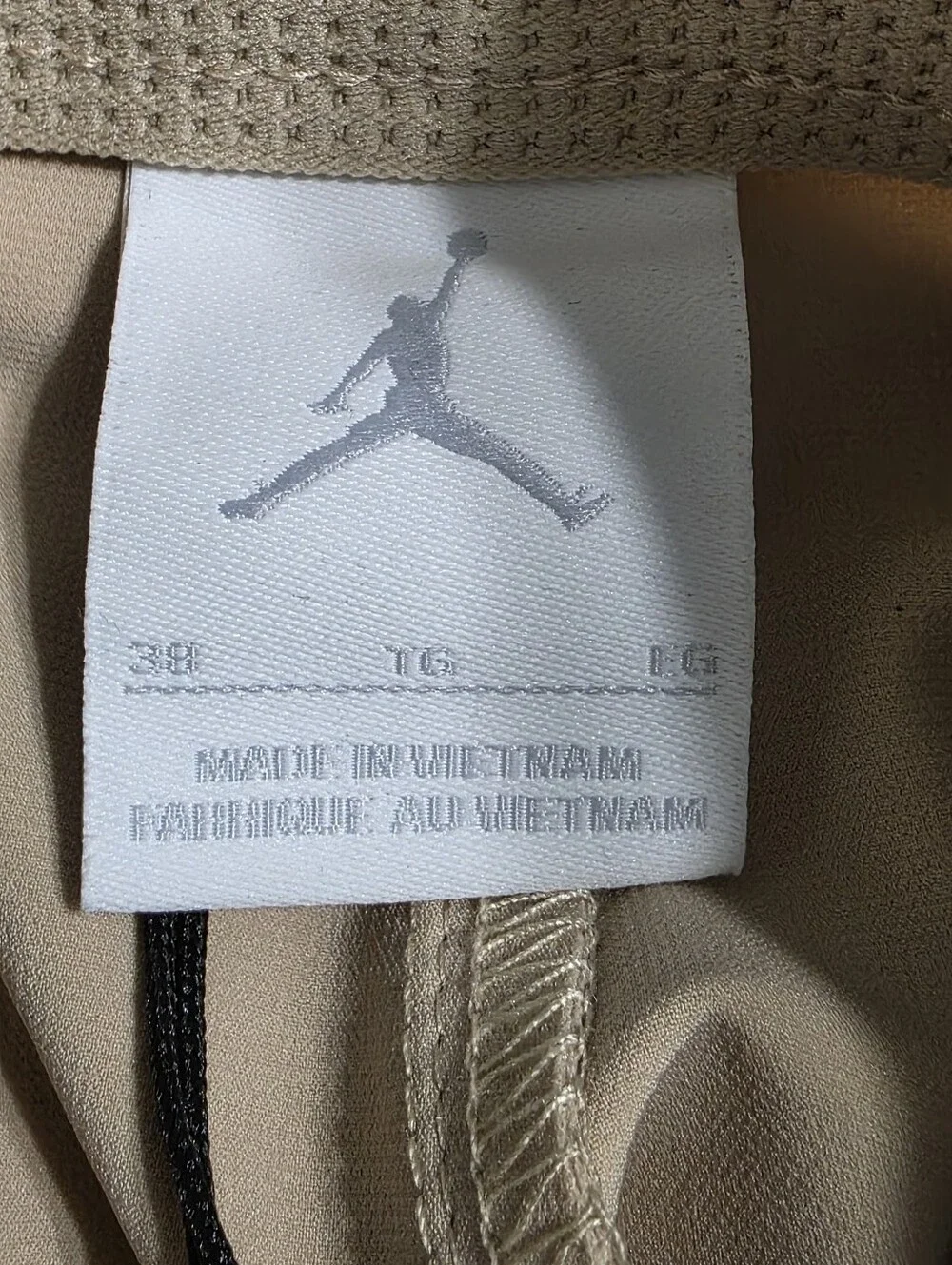 Jordan Men's Tan Cargo Shorts with Utility Pockets